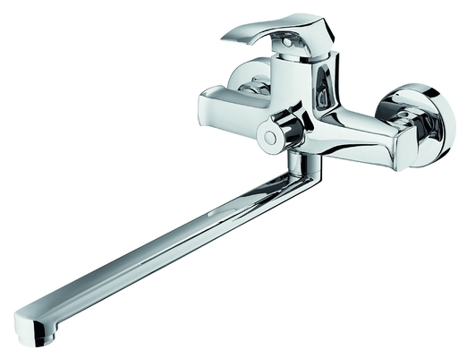 OEM লং রিচ ওয়াল মাউন্ট টব কল，বাথটাব মিক্সার কল মার্জিত